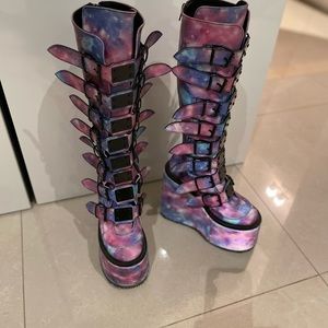 Demonia-swing 815 knee high boots